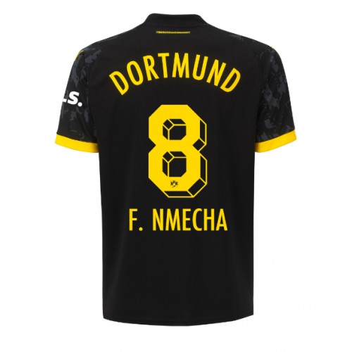 Camisa de time de futebol Borussia Dortmund Felix Nmecha #8 Replicas 2º Equipamento 2023-24 Manga Curta